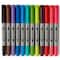 6 Pack: 24 ct. (144 total) Dual Tip Permanent Markers by Artist's Loft™
